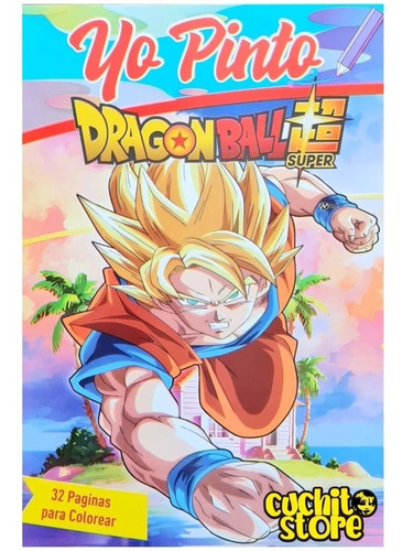 Libro Para Pintar Dragon Ball