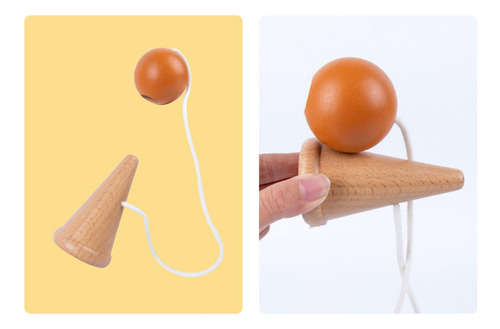 Kendama Bola Y Taza Japonesas Juguetes Educativos Verde