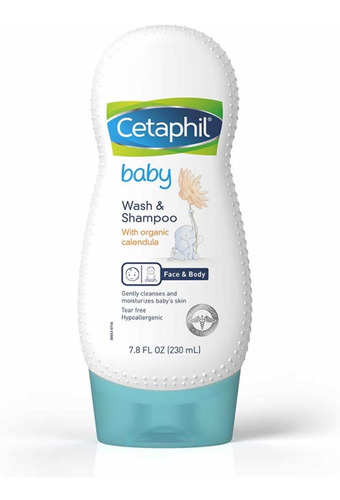 Cetaphil Baby Shampoo Y Jabon Liquido Con Calendula Organica