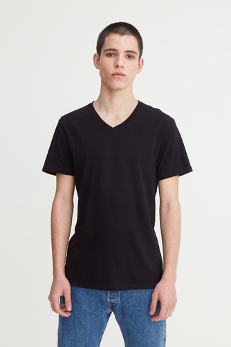 Remera Hombre Levi's Ss Mission Vee Tee Black