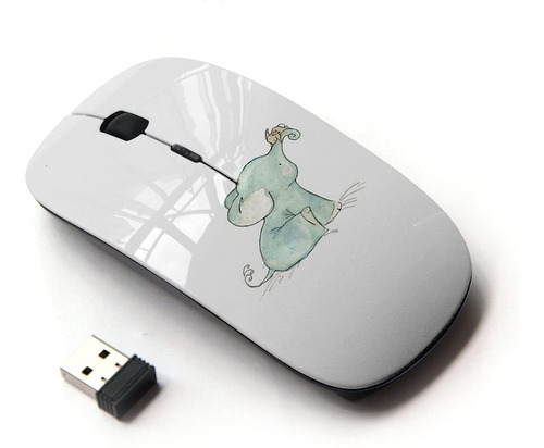 Mouse Koolmouse, Dibujo Bebe Elefante/inalambrico Optico
