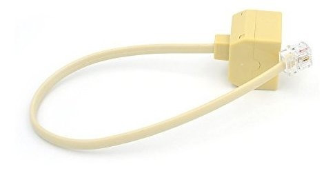 Oficina 2pcs Rj11 Dama Do Forma Telefono Divisor Cable