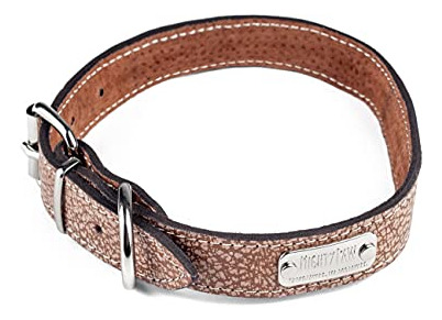 Cuero De Patas Poderosas Collar De Perros  Distresed Aq4ec