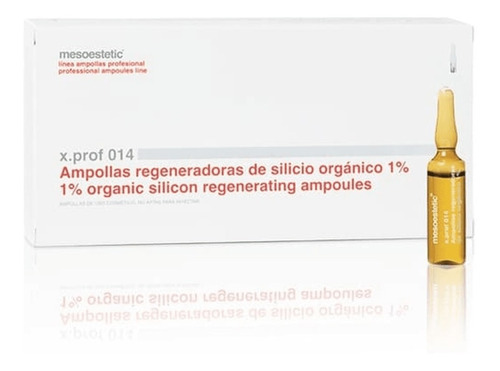 10 Ampollas De Silicio Organanico 1% - Mesoestetic