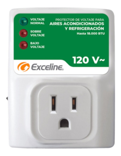 Protector De Voltaje 110v Exceline Refrigeración Enchufe