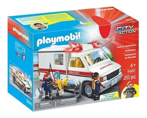  Ambulancia Luz Y Sonido Playmobil Shp 