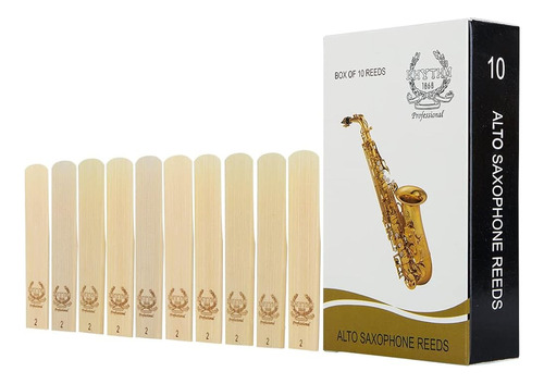 Rítmica Cañas De Saxofón Alto Para Saxo Alto Fuerza 2 ; Caja