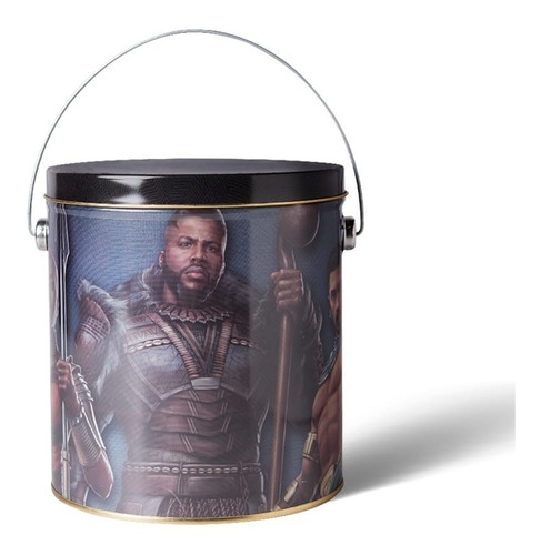 Imagen 2 de 4 de Lata Black Panther Wakanda Forever Cine