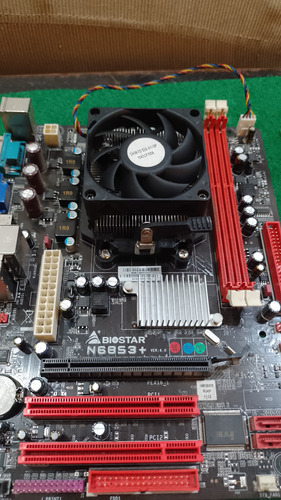 Combo Mother Biostar N68s3+ Phenom X2 + 8gb Ram Ddr3 (usado) Rojo (Usado)