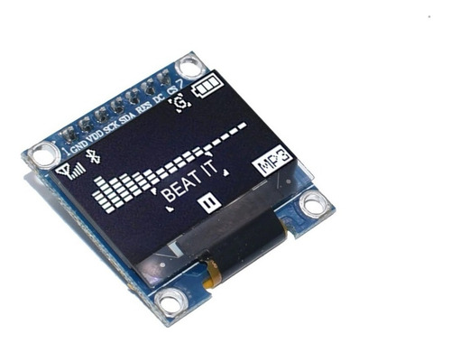 Display Oled 0,96 128x64 Spi Branco Arduino