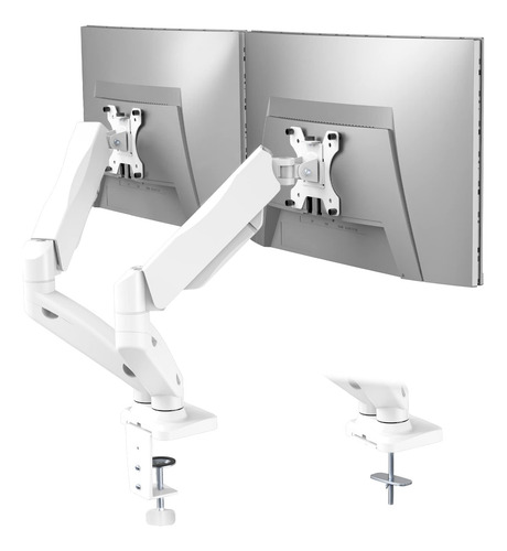 Soporte Para Doble Monitor Wali Con Resorte De Gas Ajustable