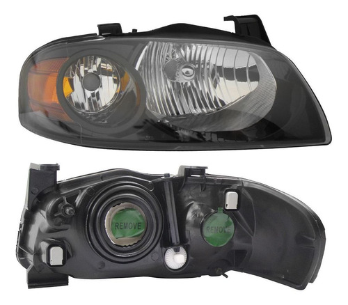 Faro Derecho F/negro Sentra B15 2004 2005 2006 Ms