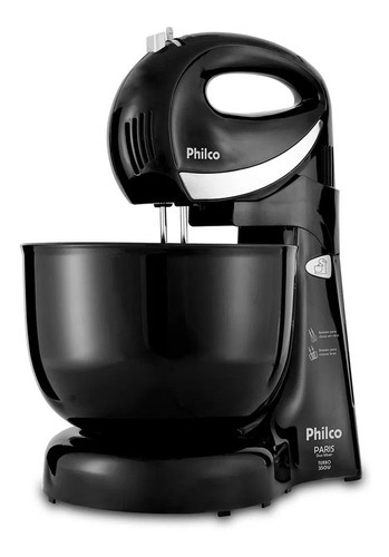 Batedeira Philco Paris 4 Velocidades + Turbo 4 L Preta 350w Cor Preto Voltagem 220v