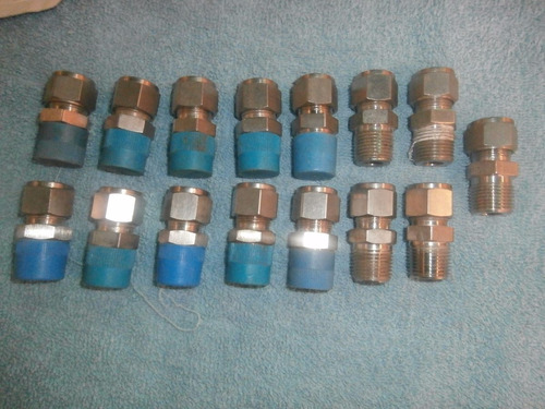 Conector Recto Tubing Acero Inoxidable 1/2 Od X 1/2 Npt 