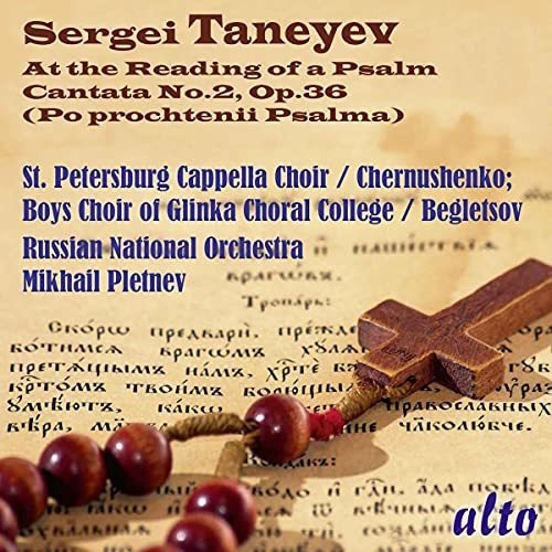 Cd Taneyev At The Reading Of A Psalm (cantata No. 2) - St..