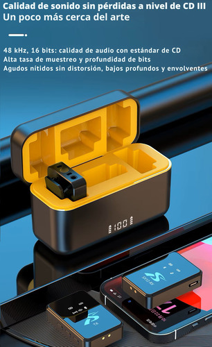 2 Micrófonos Lavalier Solapa Bluetooth Usb-c 3.5 Para iPhone