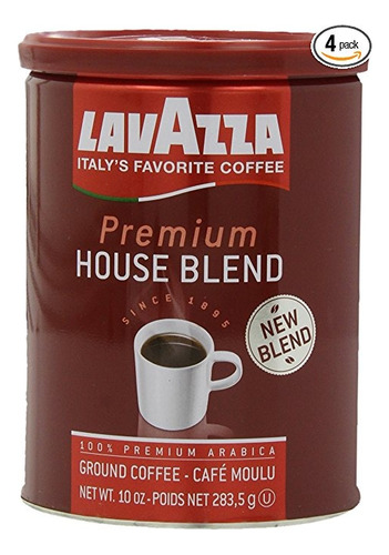 Lavazza Premium House Blend Café Molido, Medio Asado, Latas 