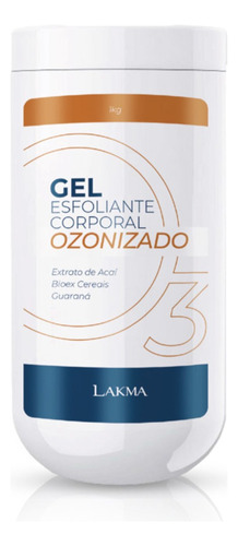 Gel Esfoliante Corporal Ozonizado 1kg Lakma