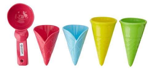 Set Ice Cream Play Spielstabil Ice Cream Duo Con 4 Conos Y S