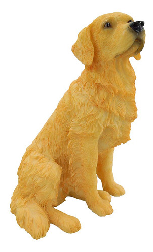 Artgenius Figura Golden Retriever De 7 Pulgadas, Sentado