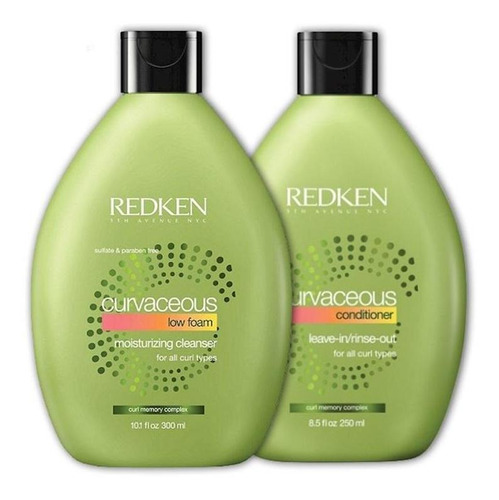 Redken Curvaceous Kit Shampoo 300ml + Condicionador 250ml