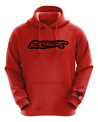 Polerón Rojo Arctic Monkeys Diseño 2