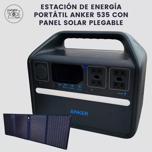 Estación De Energía Portátil Anker 535 - 512wh - Panel Solar