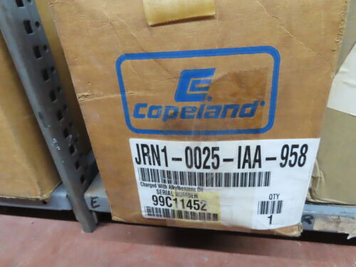 Copeland Jrn1-0025-iaa-958 Compressor 115/100v 3ph 60/50 Ssa