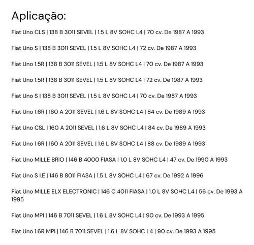 Par Braço Oscilante Uno Fiorino Com Buchas Nbj4001p