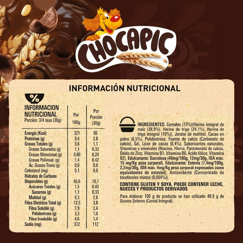 Imagen 3 de 3 de Cereal Chocapic® 720g