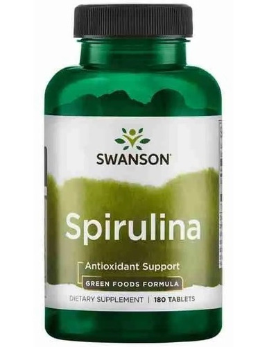 Espirulina 180 Tab 500mg Swanson