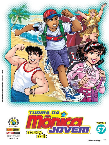 Turma da Mônica Jovem Reedição Vol. 57, de Mauricio de Sousa. Editora Panini Brasil LTDA, capa mole em português, 2022