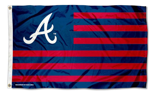Atlanta Stars And  S Americana Flag 3x5 Banner