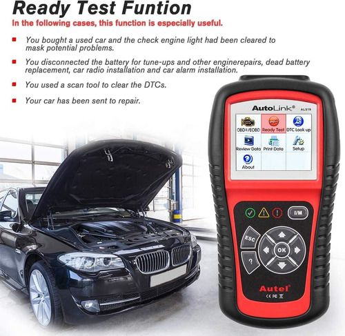 Escáner Autolink Al519 Obd2 Modo Mejorado 6 Lector De ...