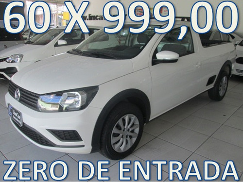 Volkswagen Saveiro 1.6 Trendline Zero De Entrada Unico Dono
