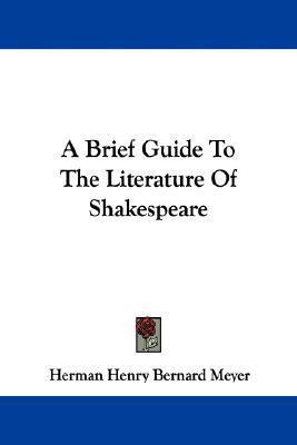 Libro A Brief Guide To The Literature Of Shakespeare - He...