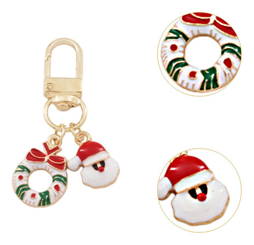 Llavero Navideño Con Figura Decorativa, Regalo De Navidad,
