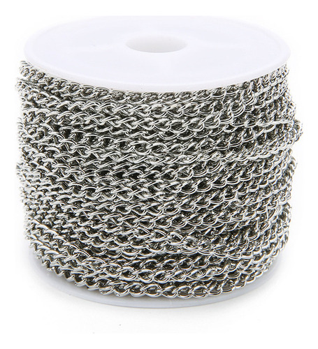 3 Piezas 10 Yardas / Rollo De Pulsera Collar Cadenas