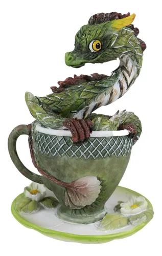Estatua Dragón Medieval Ebros Decoración Fantasía Bebida