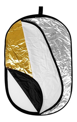 Imagem 2 de 9 de Rebatedor 5 Em 1 Oval 60x90cm Foto Video