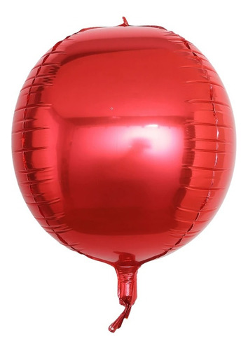 5 Globos Orbz 22 Pulgadas Cubo Diamante Esfera Elige Forma Color Esfera 4d Rojo