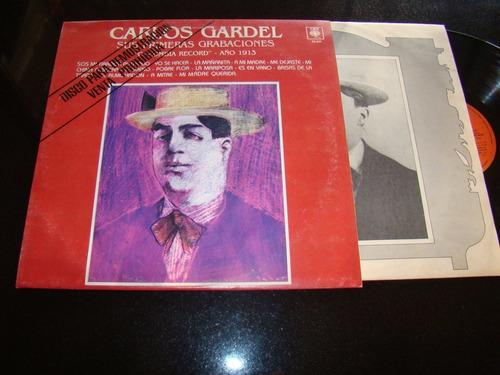 Carlos Gardel Sus Primeras Canciones Promo 1985 Vinilo Nm+