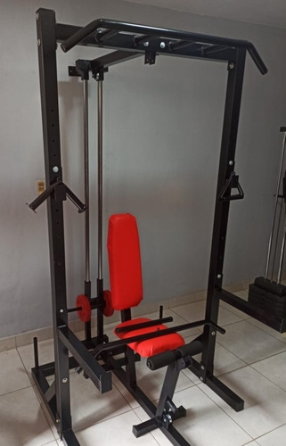 Jaula Multifuncional + Accesorios + Banco Completo
