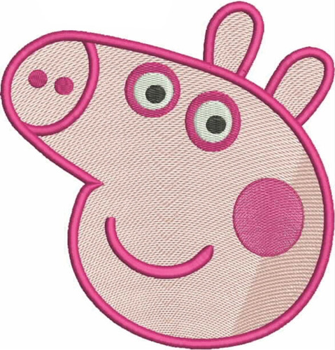 Matriz Bordado Ponto Rippled Peppa Pig D74