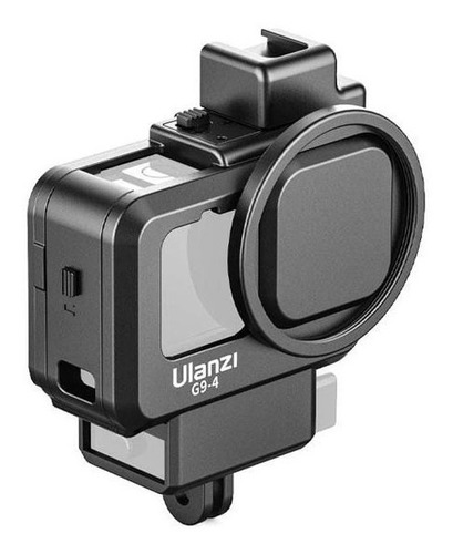 Imagen 3 de 8 de Jaula De Plástico Para Gopro9 Con Tapa Lente G9-4 Ulanzi