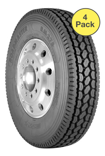 Paq 4 Llantas Roadmaster Rm275 11r24.5 149/146l 16pr Bsw 