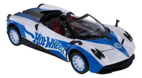 Carro Controle Remoto Outbreak Hot Wheels Branco RC 7 Funçoes Pilhas  Candide - Papellotti