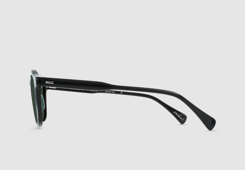 Lentes De Sol Raen Clyve P. Cristal Negro / Verde P Color De La Lente Verde Polarizado Color De La Varilla Cristal/negro