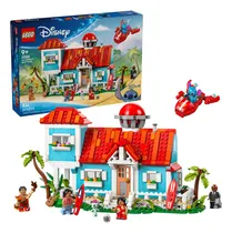 Comprar LEGO® | Disney Casa en la Playa de Lilo y Stitch 43268; incluye 5 personajes de la película: David, Lilo, el Señor Bubbles, Nani y Stitch