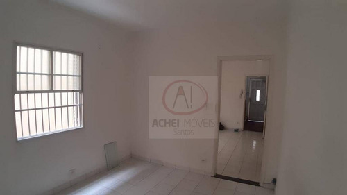 Apartamento Térreo Com 2 Dormitórios À Venda, 70 M² Por R$ 200.000 - Centro - São Vicente/sp Para Reformar!!! Faz A Sua Proposta - Ap10542